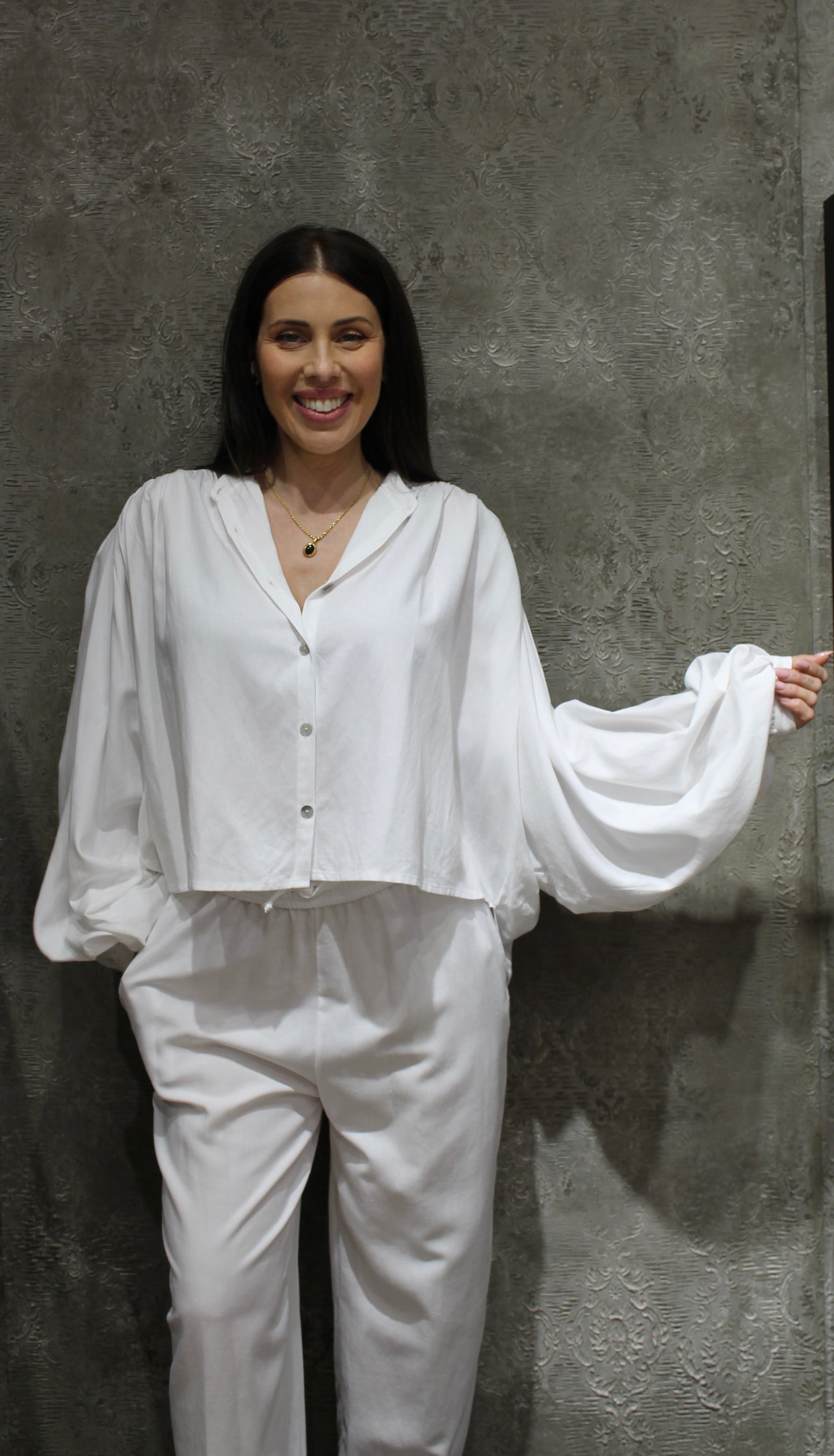 CAMICIA MANICHE A PALLONCINO