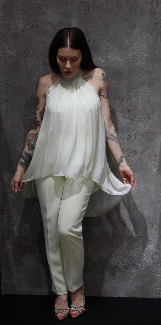 BLUSA SMANICATA SCHIENA SCOPERTA